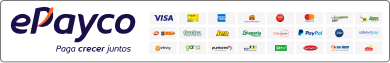 Paga con ePayco (Tarjetas de crédito, debito, efectivo)